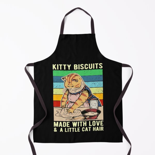 Item preview, Kitty Biscuits Made With Love And A Little Cat Hair Funny Baking Cat, Kitty lover Gift designed and sold by Davidbrg.