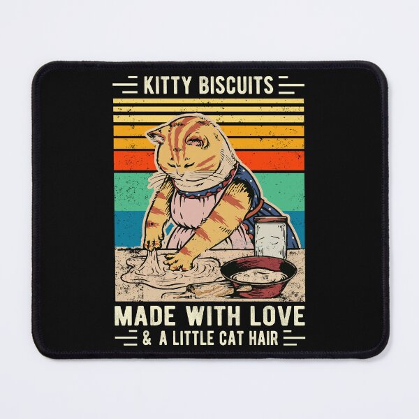Item preview, Kitty Biscuits Made With Love And A Little Cat Hair Funny Baking Cat, Kitty lover Gift designed and sold by Davidbrg.