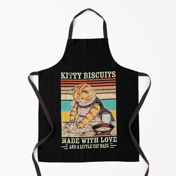 Item preview, Kitty Biscuits Made With Love And A Little Cat Hair Funny Baking Cat, Kitty lover Gift designed and sold by Davidbrg.