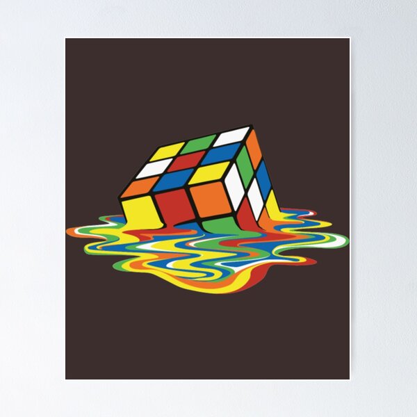 Item preview, Melting Cube Design, Original 3x3 Rubik s Cube designed and sold by CosmicSomaTshir.