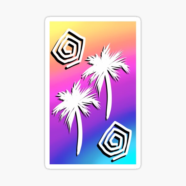 Tubular Mirage Sticker