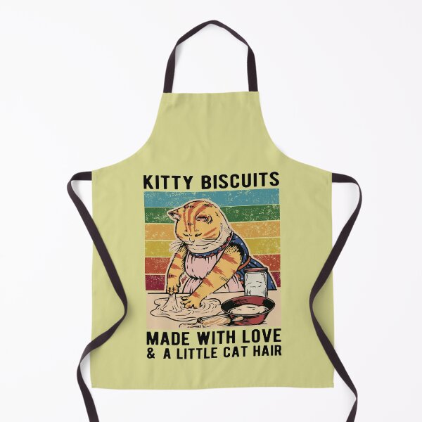 Item preview, Kitty Biscuits Made With Love And A Little Cat Hair Funny Baking Cat, Kitty lover Gift designed and sold by Davidbrg.