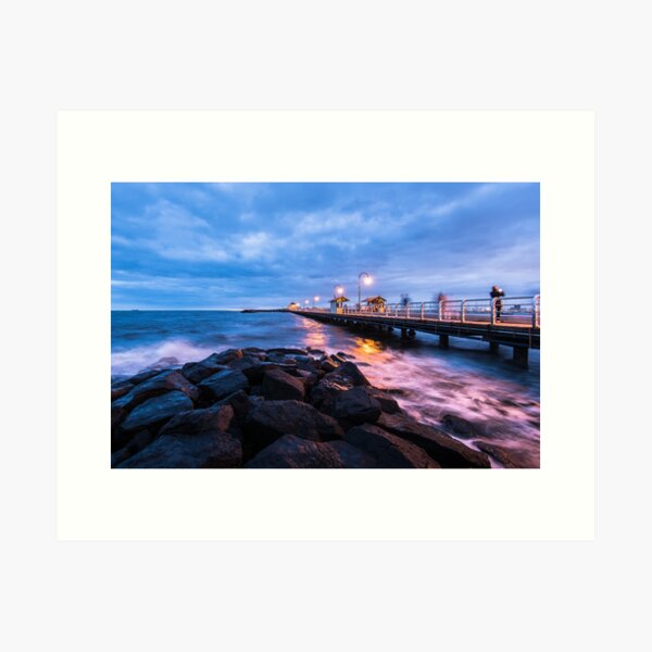 Item preview, St Kilda Pier, Evening designed and sold by Derek Midgley.