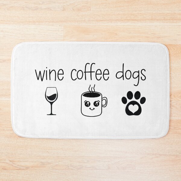 Item preview, Wine Coffee Dogs Shirt - Dog And Coffee, Dog And Wine, Coffee Lover designed and sold by Tarapetlover.