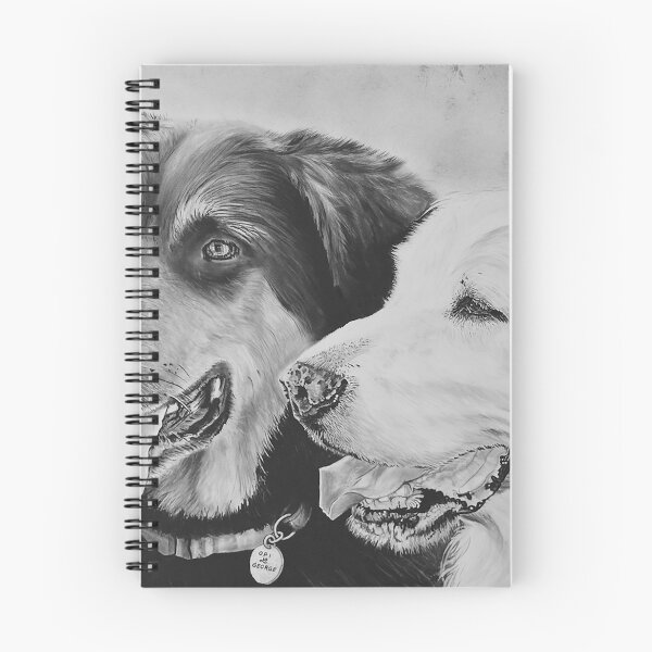 Item preview, "Opi and George" - Dog portraits designed and sold by RmvPortraitsArt.