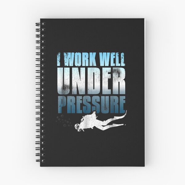 Item preview, I Work Well Under Pressure Scuba Diving designed and sold by AdrienDierckx.