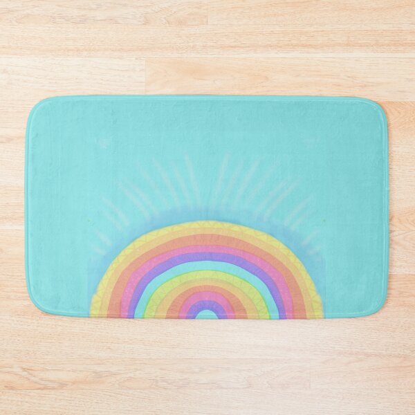 Item preview, Rainbow, happy, colorful,  blue sky, original, artwork, digital, illustration, designed and sold by Freedomworx.