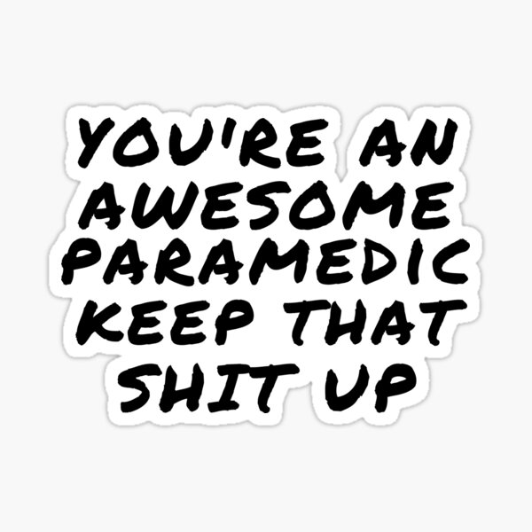 Item preview, paramedic designed and sold by Realpeoplegift.