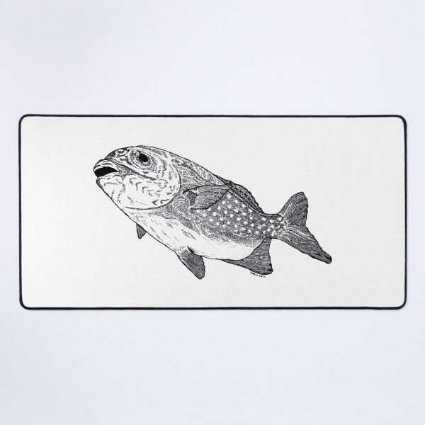 Item preview, Big fish swimming by - love ocean - while version designed and sold by schandorffdk.