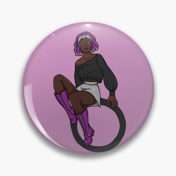 Item preview, Ace asexual mascot poc art ace woman girl grunge  designed and sold by AkiruzArt.