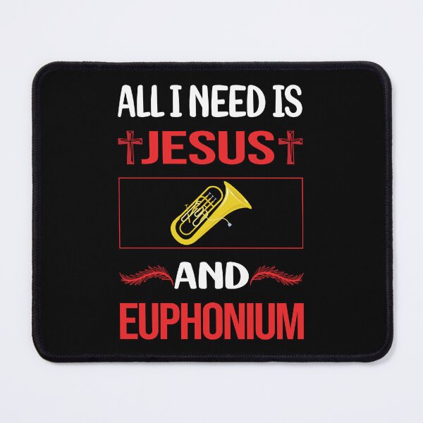 Item preview, Funny Jesus Euphonium designed and sold by DougPoulos.
