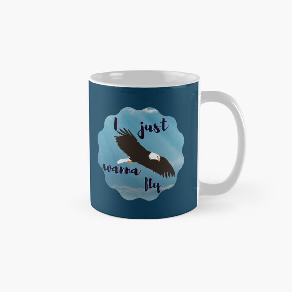 Item preview, I Just Wanna Fly - Eagle Flying designed and sold by Digitalme Designs.