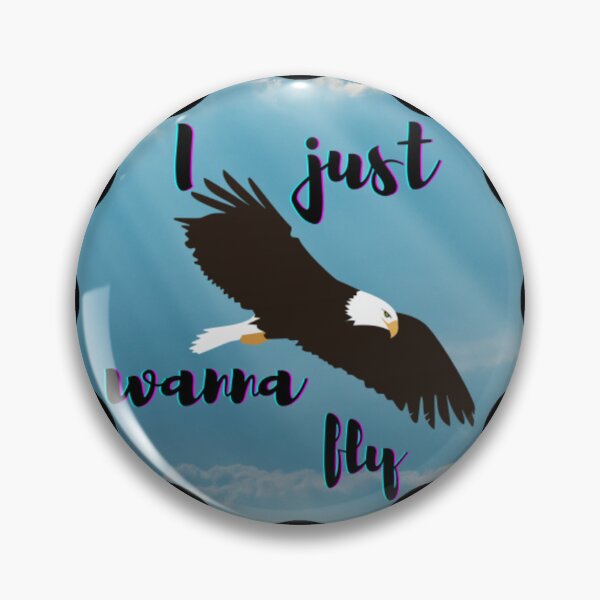 Item preview, I Just Wanna Fly - Eagle Flying designed and sold by Digitalme Designs.