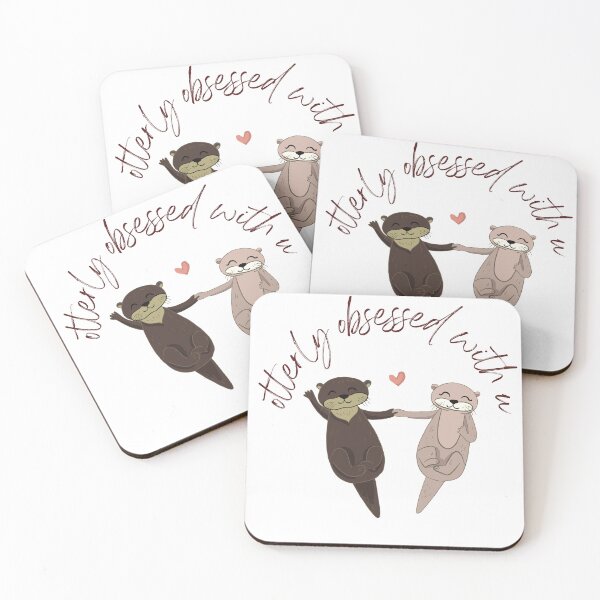 Item preview, Otterly Obsessed With You- Valentine's Day Animal Puns and Gifts designed and sold by designsbyreaia.