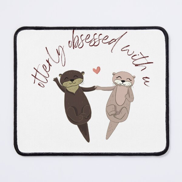 Item preview, Otterly Obsessed With You- Valentine's Day Animal Puns and Gifts designed and sold by designsbyreaia.