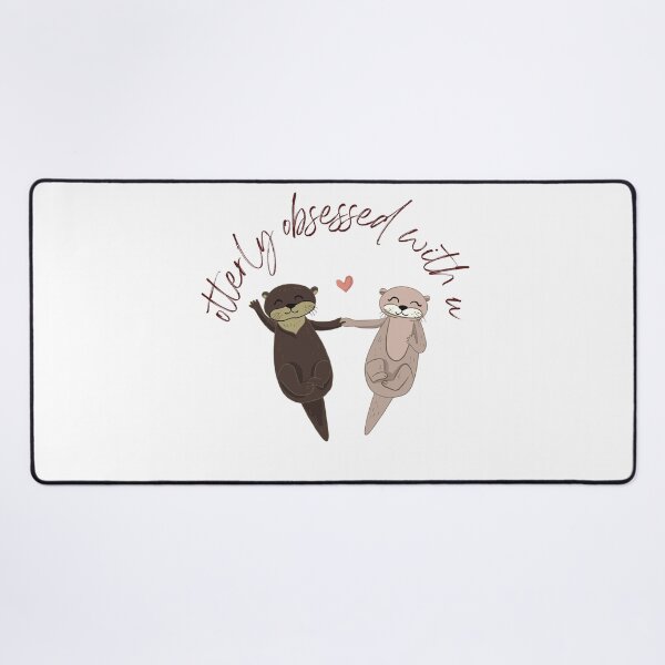 Item preview, Otterly Obsessed With You- Valentine's Day Animal Puns and Gifts designed and sold by designsbyreaia.