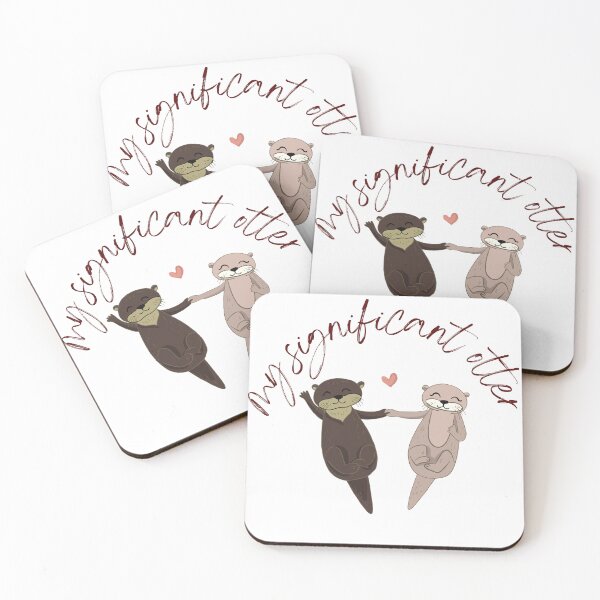 Item preview, My Significant Otter- Valentine's Day Animal Puns and Gifts designed and sold by designsbyreaia.