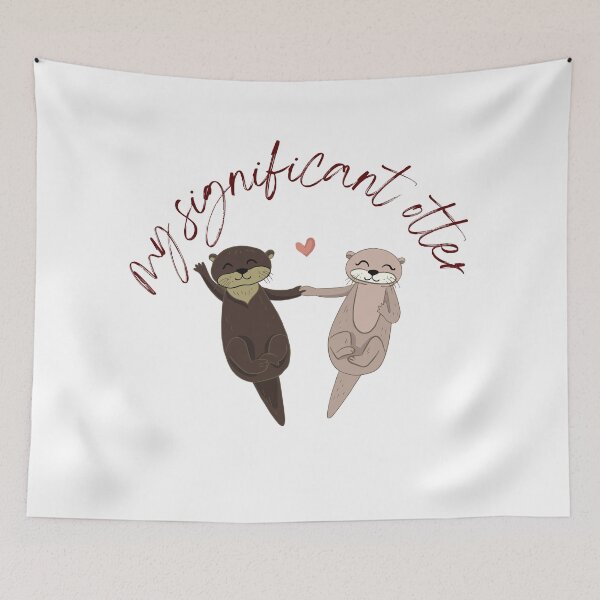 Item preview, My Significant Otter- Valentine's Day Animal Puns and Gifts designed and sold by designsbyreaia.