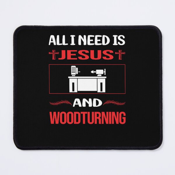 Item preview, Funny Jesus Woodturning Woodturn Wood Turn Turning Turner designed and sold by FifineCroteau.