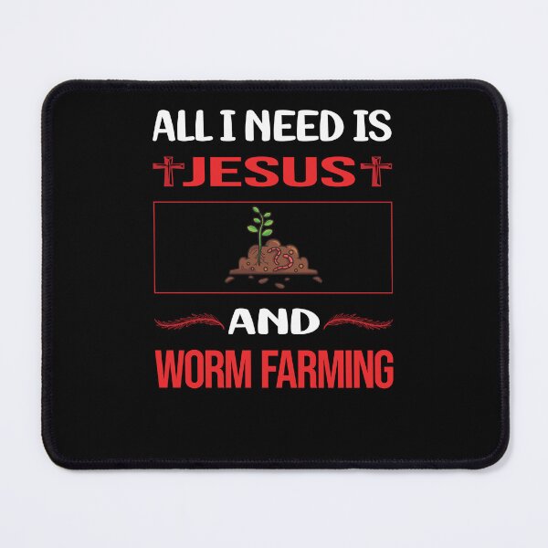 Item preview, Funny Jesus Worm Farming Farmer Vermiculture Vermicompost Vermicomposting designed and sold by FifineCroteau.