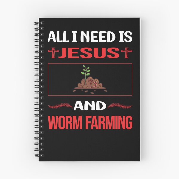 Item preview, Funny Jesus Worm Farming Farmer Vermiculture Vermicompost Vermicomposting designed and sold by FifineCroteau.