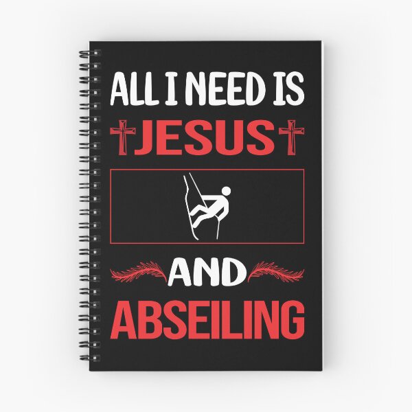 Item preview, Funny Jesus Abseiling Abseil designed and sold by FifineCroteau.