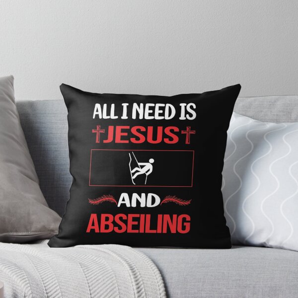 Item preview, Funny Jesus Abseiling Abseil designed and sold by FifineCroteau.