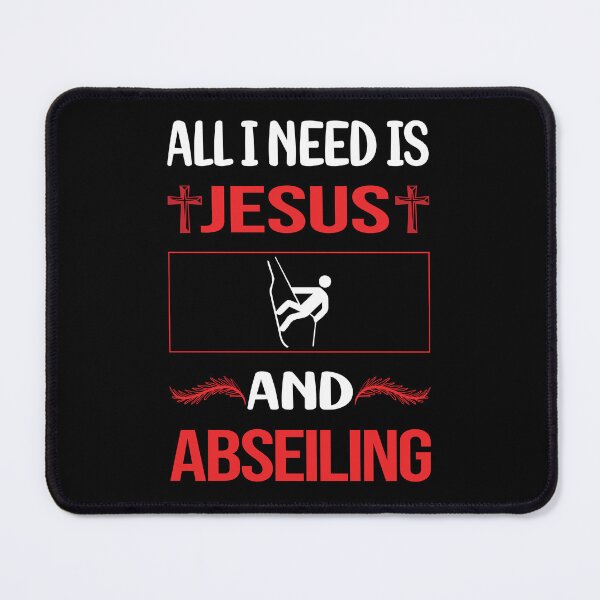 Item preview, Funny Jesus Abseiling Abseil designed and sold by FifineCroteau.