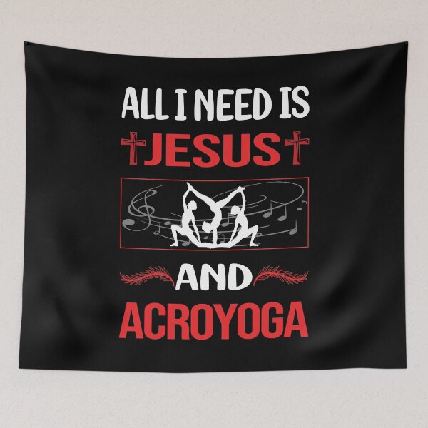 Item preview, Funny Jesus Acroyoga Acro Yoga designed and sold by FifineCroteau.
