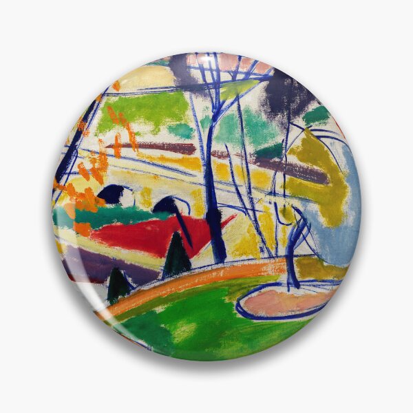 Item preview, Décor Plat  painting in high resolution by Henry Lyman Sayen designed and sold by InHerits.