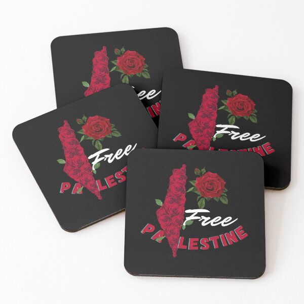 Item preview, Free Palestine made with roses designed and sold by mo-stuff.