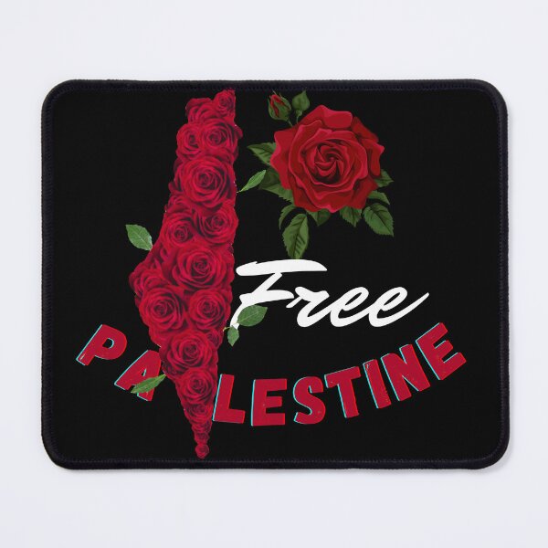 Item preview, Free Palestine made with roses designed and sold by mo-stuff.