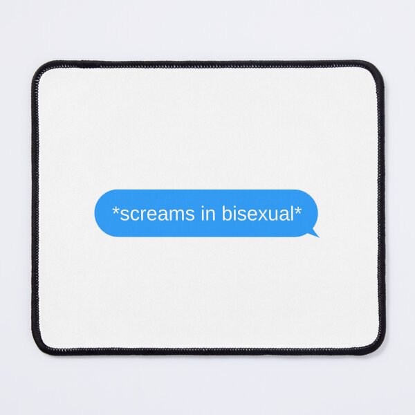 Item preview, Screams in Bisexual Text Bubble Funny designed and sold by designsbyreaia.