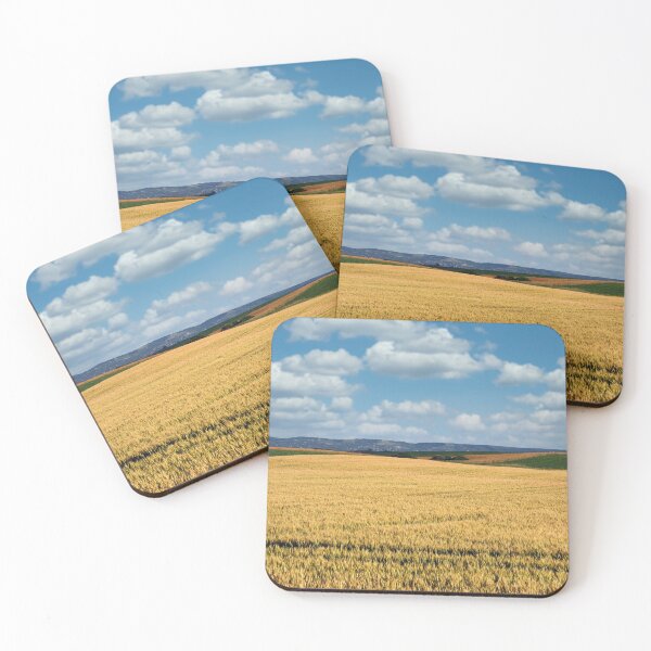 Item preview, wheat fields in spring landscape designed and sold by goceris.