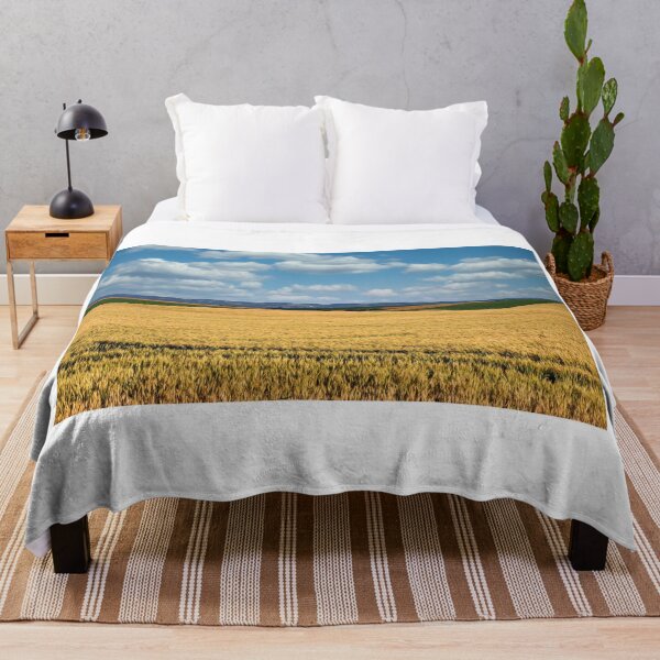 Item preview, wheat fields in spring landscape designed and sold by goceris.