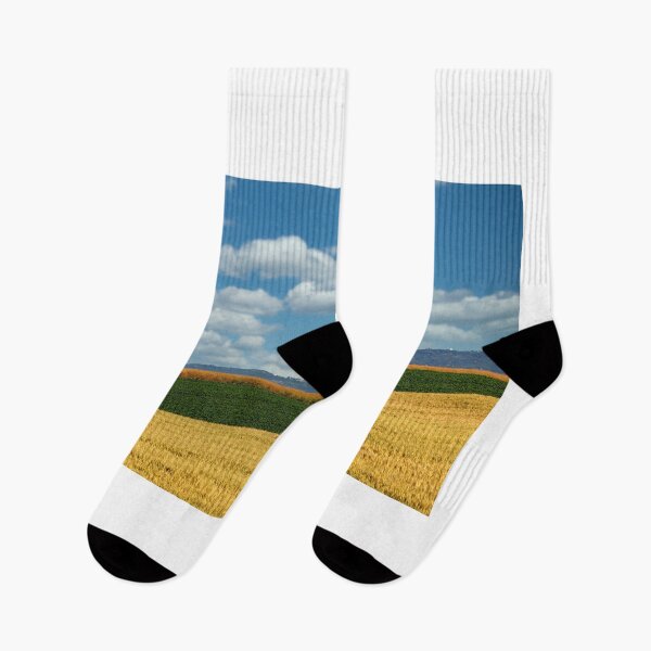 Item preview, wheat fields in springtime landscape designed and sold by goceris.