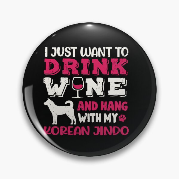 Item preview, Korean Jindo Dog Dad Mom And Drink Wine designed and sold by rafaeltto.
