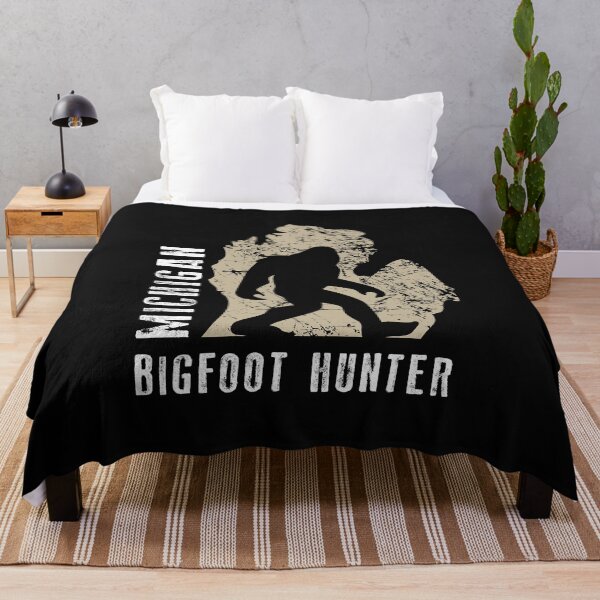 Item preview, Michigan Bigfoot Hunter Funny Sasquatch designed and sold by danieljames11.