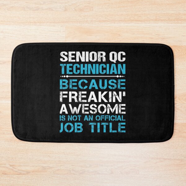 Item preview, Senior Qc Technician T Shirt - Freaking Awesome Job Gift Item Tee designed and sold by oetate4774.