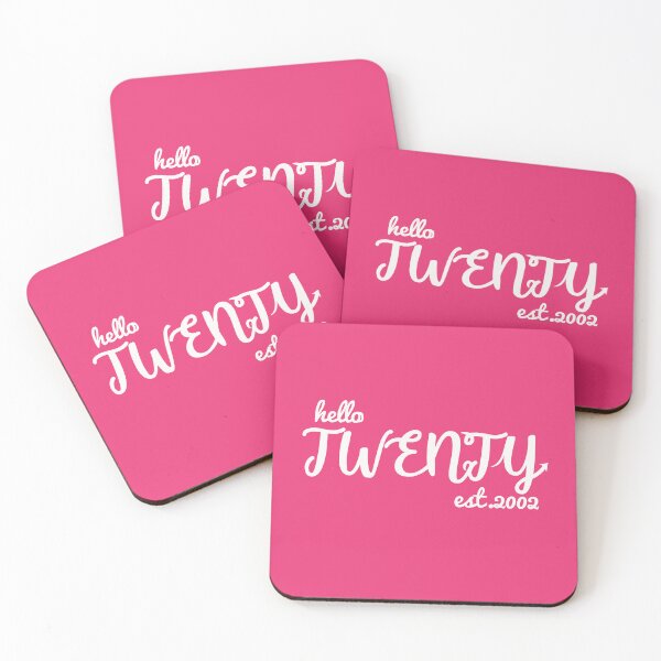 Item preview, Hello Twenty - 20th Birthday Gift Design designed and sold by asprse.