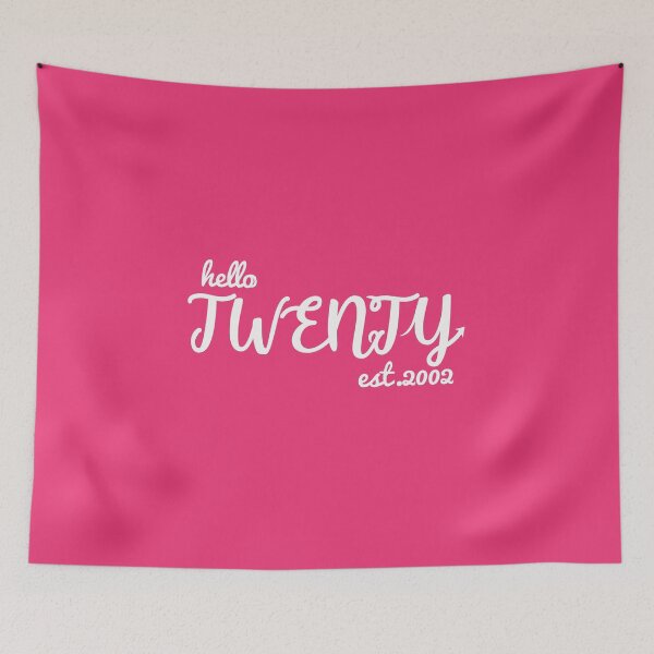 Item preview, Hello Twenty - 20th Birthday Gift Design designed and sold by asprse.