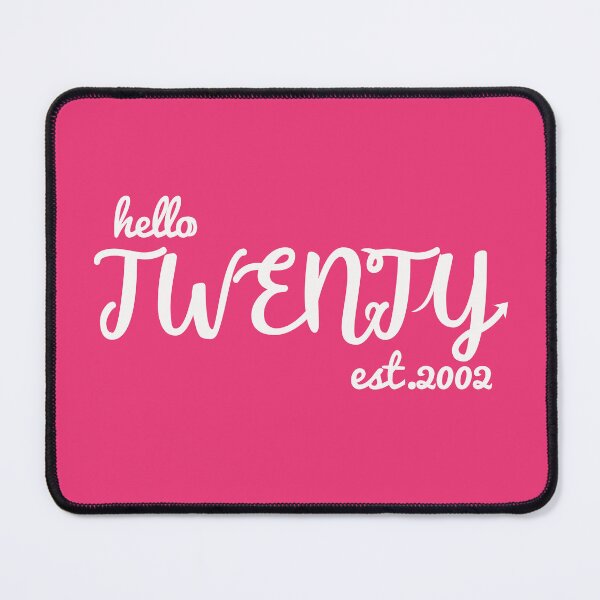 Item preview, Hello Twenty - 20th Birthday Gift Design designed and sold by asprse.