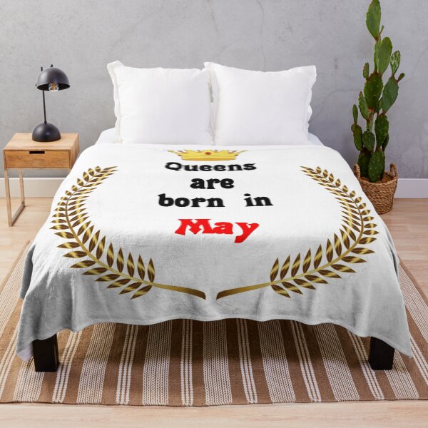 Item preview, Queens are born in May. Funny Quotes. Funny Gift designed and sold by D/Art ⭐⭐⭐⭐⭐.