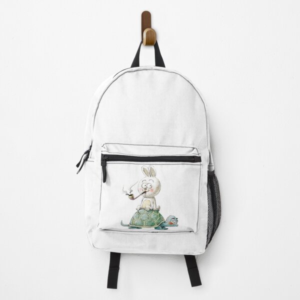 Item preview, A clever rabbit on the turtle's back. designed and sold by artredstar.