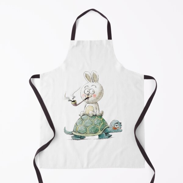 Item preview, A clever rabbit on the turtle's back. designed and sold by artredstar.