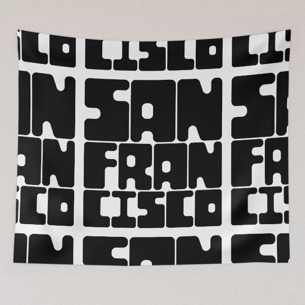 Item preview, San Francisco - Black and White designed and sold by boxedspaper.