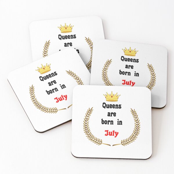 Item preview, Queens are born in July. Funny Quotes. Funny Gift designed and sold by D/Art ⭐⭐⭐⭐⭐.