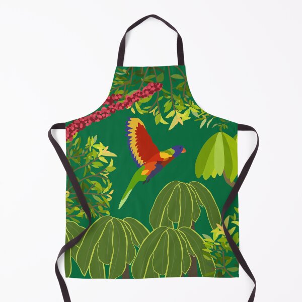 Item preview, Rainbow Lorikeet Botanical on Green designed and sold by Digitaldingo.