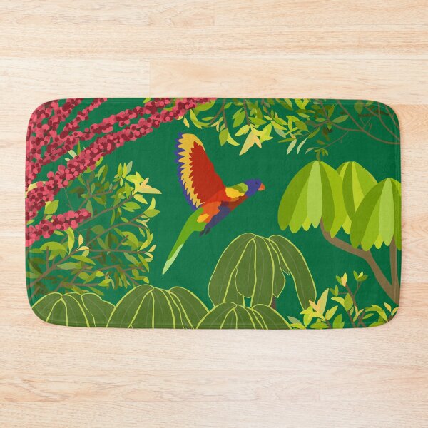 Item preview, Rainbow Lorikeet Botanical on Green designed and sold by Digitaldingo.