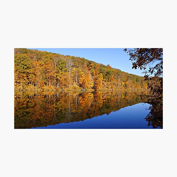 Item preview, Pounds Hollow Lake in Autumn designed and sold by Sandy Keeton.